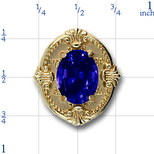 81005 Sapphire Bracelet Slide 